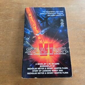 Star Trek VI The Undiscovered Country Novel J.M. Dillard 1992 Paperback Book